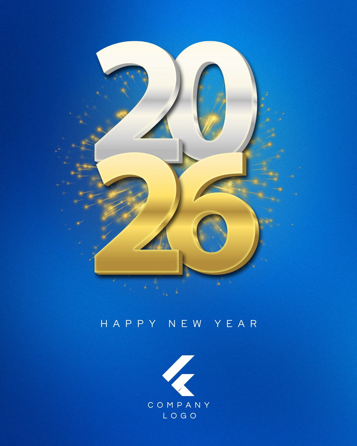 2025 Happy New Years E-card (Non-animated Version)